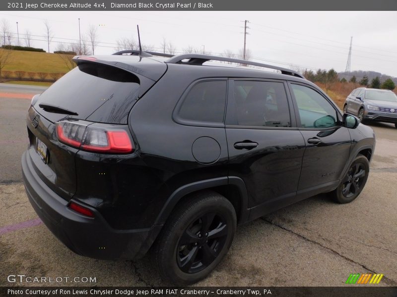 Diamond Black Crystal Pearl / Black 2021 Jeep Cherokee Altitude 4x4