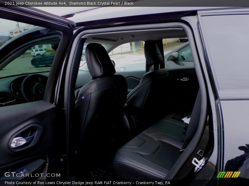 Diamond Black Crystal Pearl / Black 2021 Jeep Cherokee Altitude 4x4