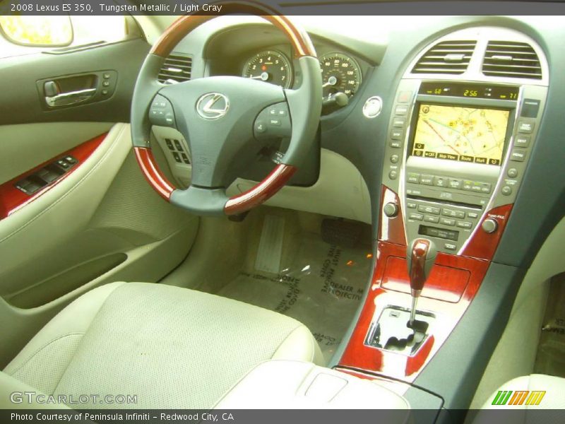 Tungsten Metallic / Light Gray 2008 Lexus ES 350