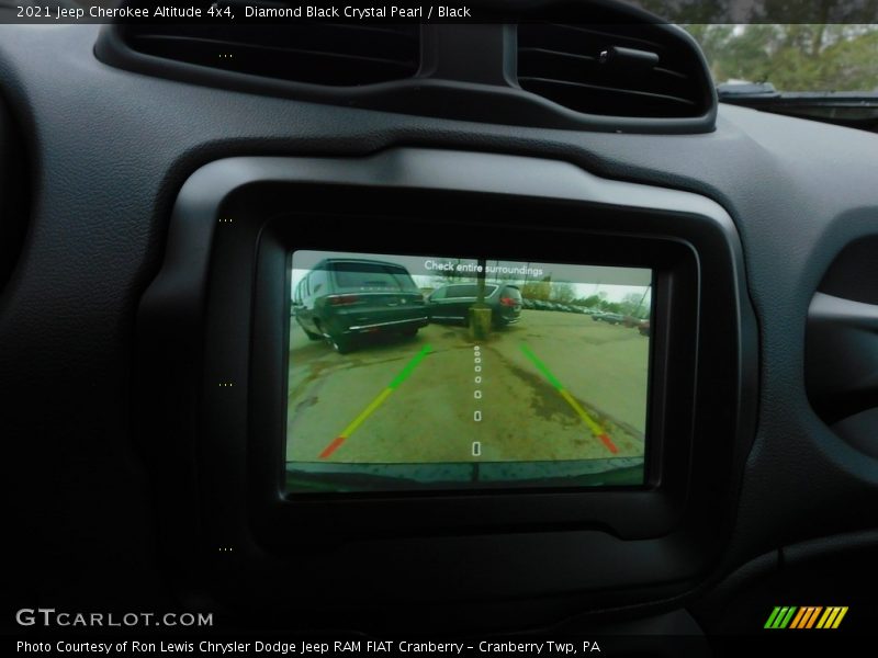 Diamond Black Crystal Pearl / Black 2021 Jeep Cherokee Altitude 4x4
