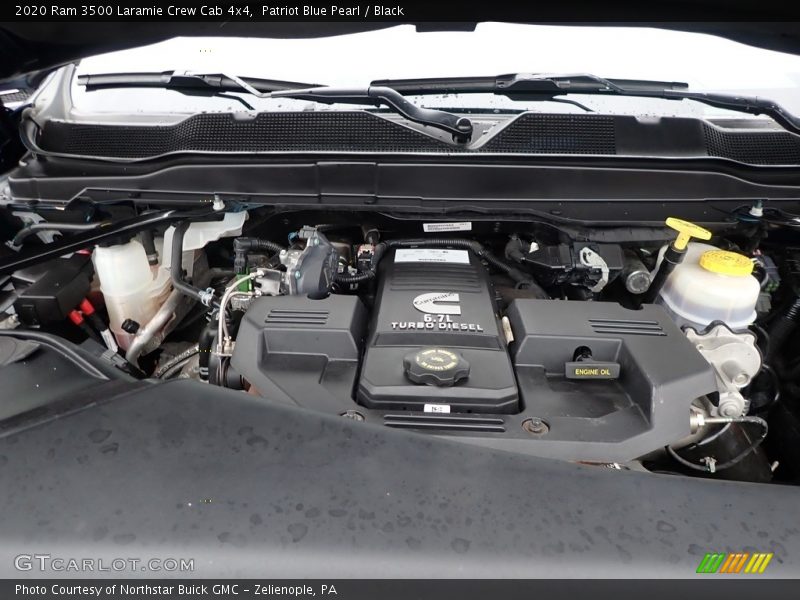 Patriot Blue Pearl / Black 2020 Ram 3500 Laramie Crew Cab 4x4