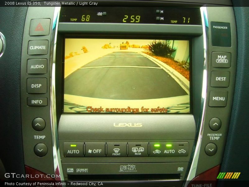 Tungsten Metallic / Light Gray 2008 Lexus ES 350