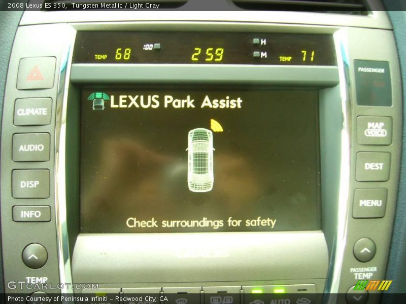 Tungsten Metallic / Light Gray 2008 Lexus ES 350
