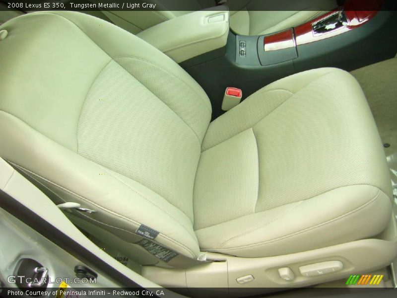 Tungsten Metallic / Light Gray 2008 Lexus ES 350