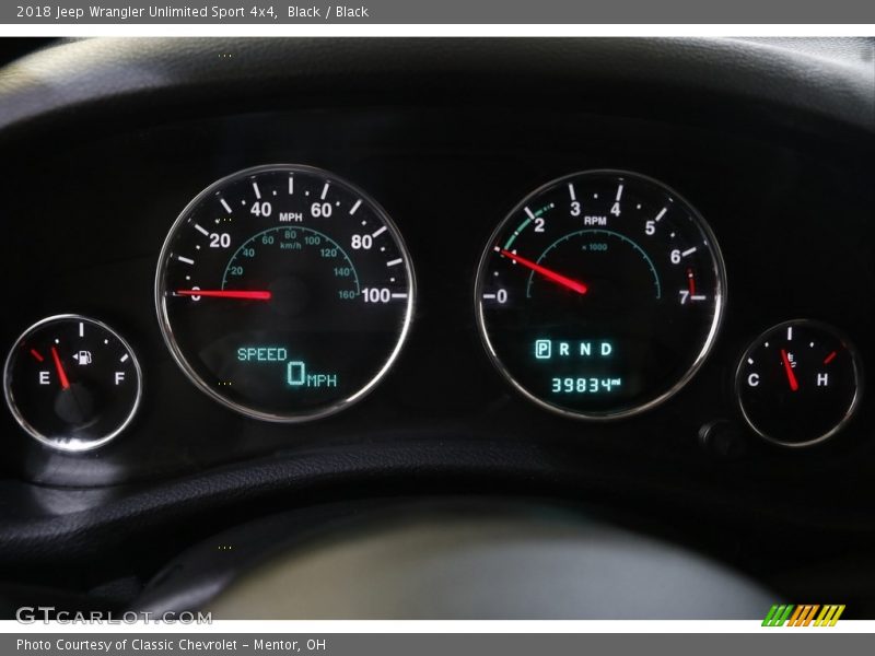 Black / Black 2018 Jeep Wrangler Unlimited Sport 4x4