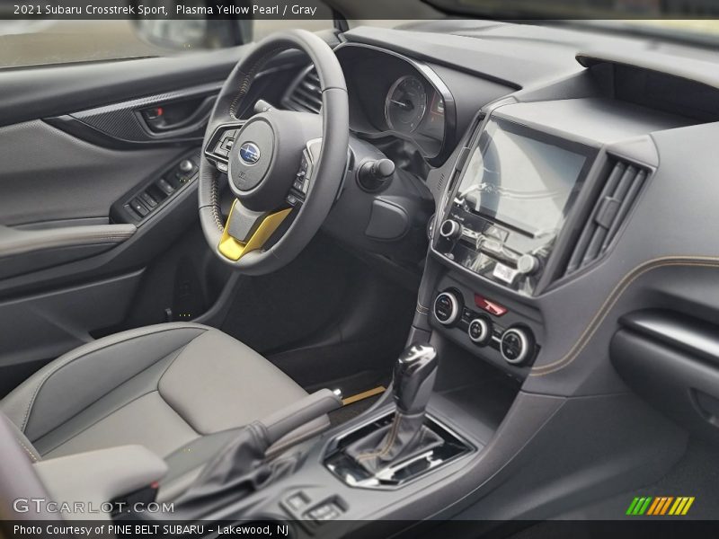 Plasma Yellow Pearl / Gray 2021 Subaru Crosstrek Sport