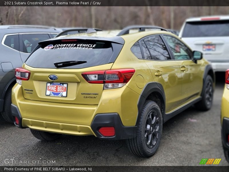 Plasma Yellow Pearl / Gray 2021 Subaru Crosstrek Sport