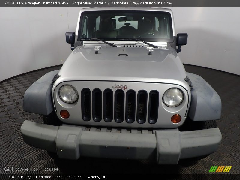 Bright Silver Metallic / Dark Slate Gray/Medium Slate Gray 2009 Jeep Wrangler Unlimited X 4x4
