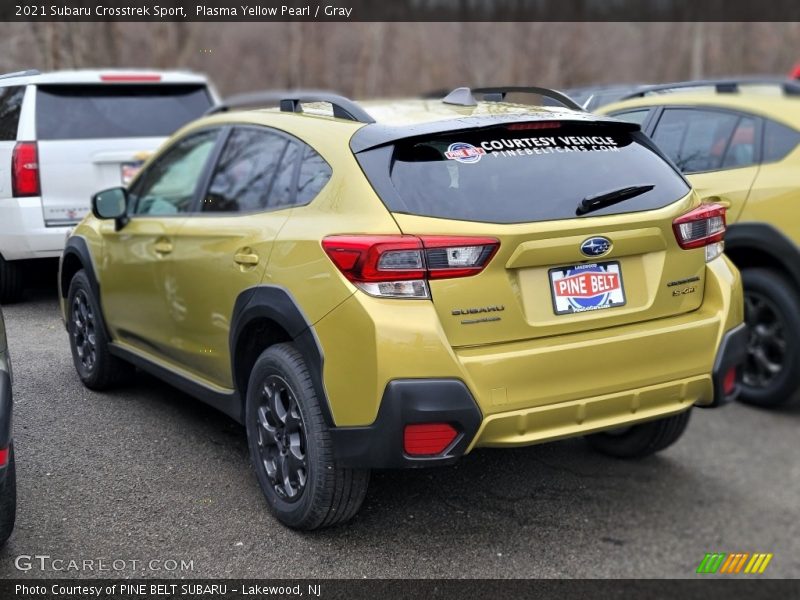 Plasma Yellow Pearl / Gray 2021 Subaru Crosstrek Sport