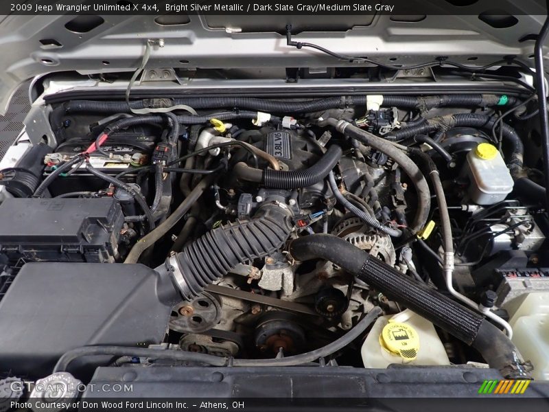 Bright Silver Metallic / Dark Slate Gray/Medium Slate Gray 2009 Jeep Wrangler Unlimited X 4x4