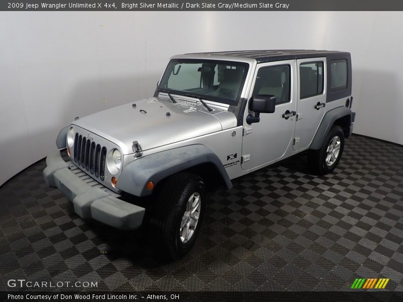 Bright Silver Metallic / Dark Slate Gray/Medium Slate Gray 2009 Jeep Wrangler Unlimited X 4x4