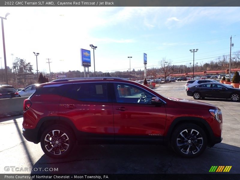 Cayenne Red Tintcoat / Jet Black 2022 GMC Terrain SLT AWD