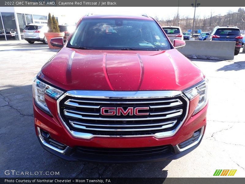 Cayenne Red Tintcoat / Jet Black 2022 GMC Terrain SLT AWD