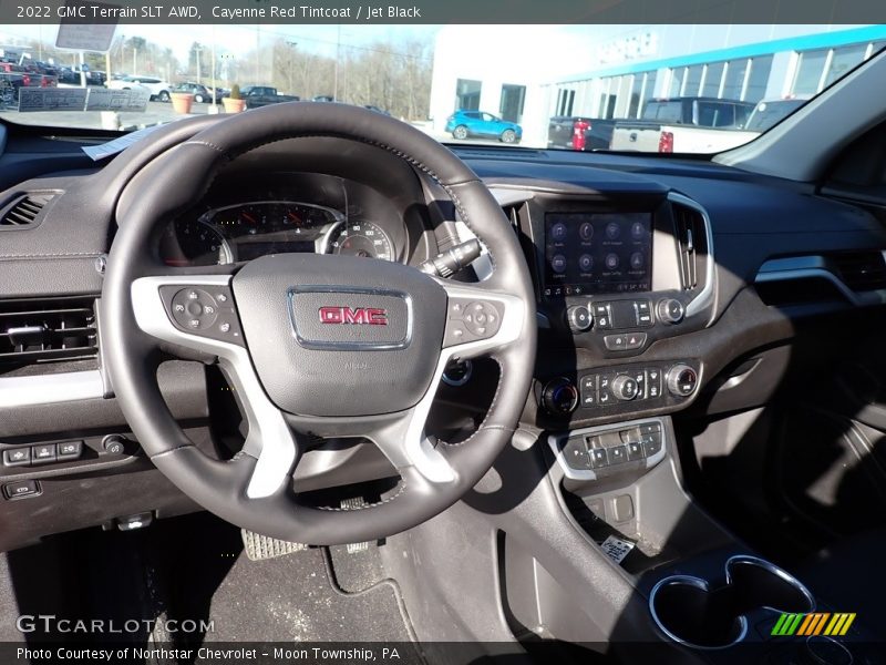 Cayenne Red Tintcoat / Jet Black 2022 GMC Terrain SLT AWD