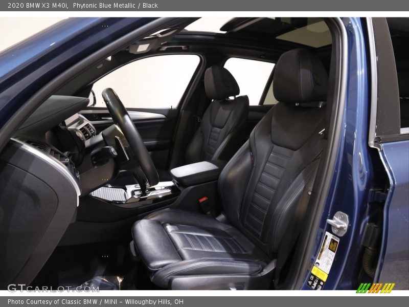 Phytonic Blue Metallic / Black 2020 BMW X3 M40i