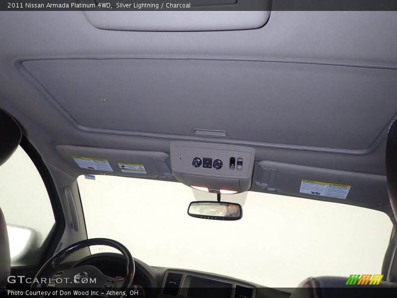 Silver Lightning / Charcoal 2011 Nissan Armada Platinum 4WD