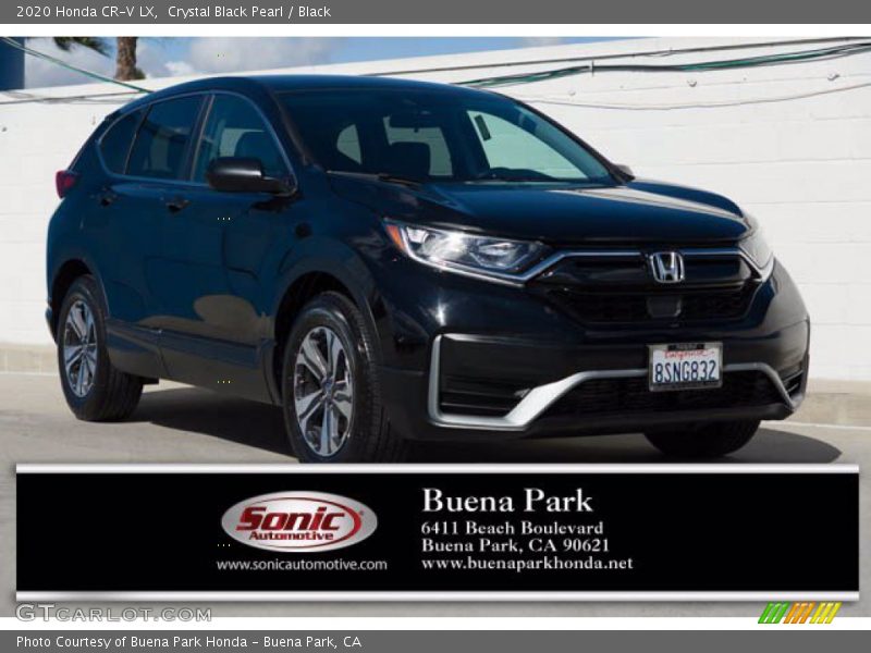 Crystal Black Pearl / Black 2020 Honda CR-V LX