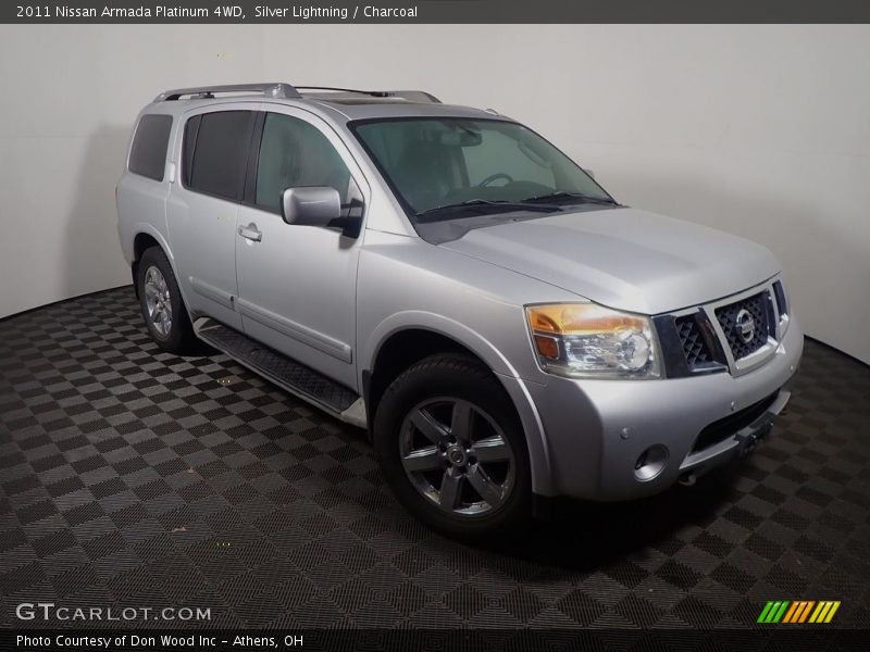 Silver Lightning / Charcoal 2011 Nissan Armada Platinum 4WD