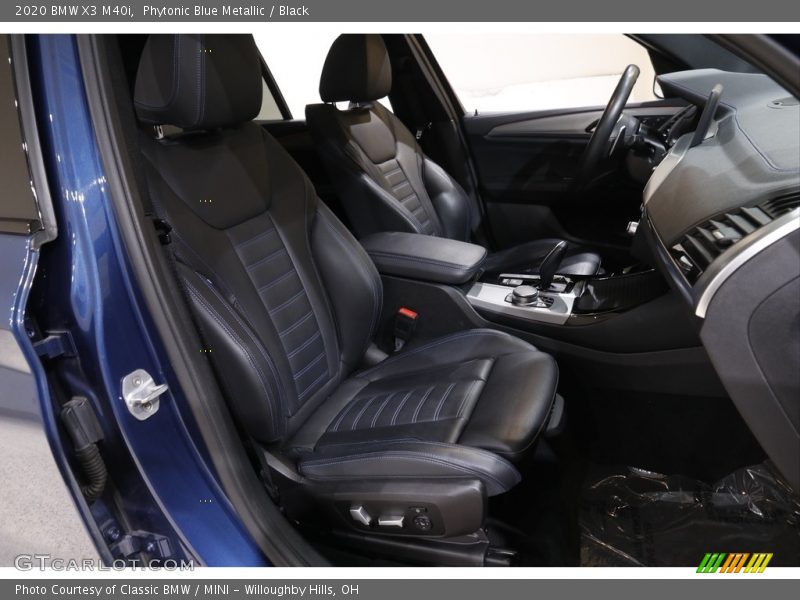 Phytonic Blue Metallic / Black 2020 BMW X3 M40i