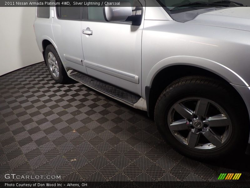 Silver Lightning / Charcoal 2011 Nissan Armada Platinum 4WD