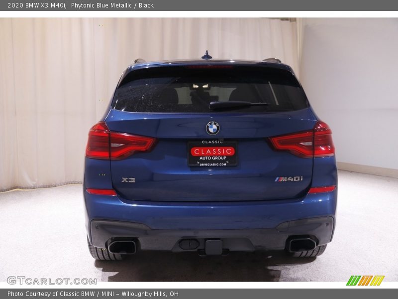 Phytonic Blue Metallic / Black 2020 BMW X3 M40i
