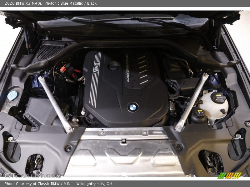 Phytonic Blue Metallic / Black 2020 BMW X3 M40i