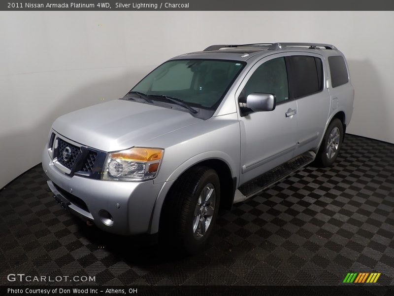 Silver Lightning / Charcoal 2011 Nissan Armada Platinum 4WD