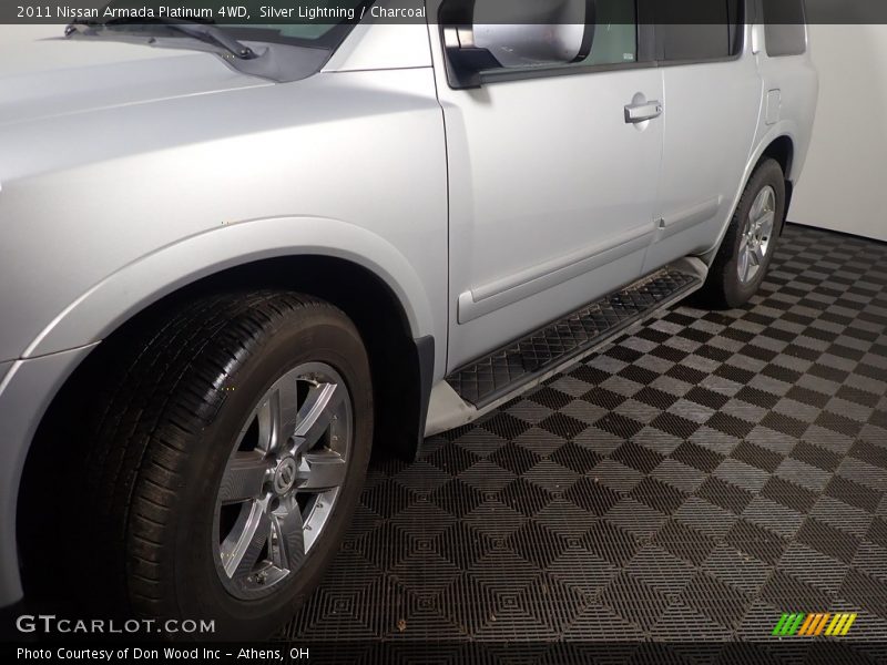 Silver Lightning / Charcoal 2011 Nissan Armada Platinum 4WD