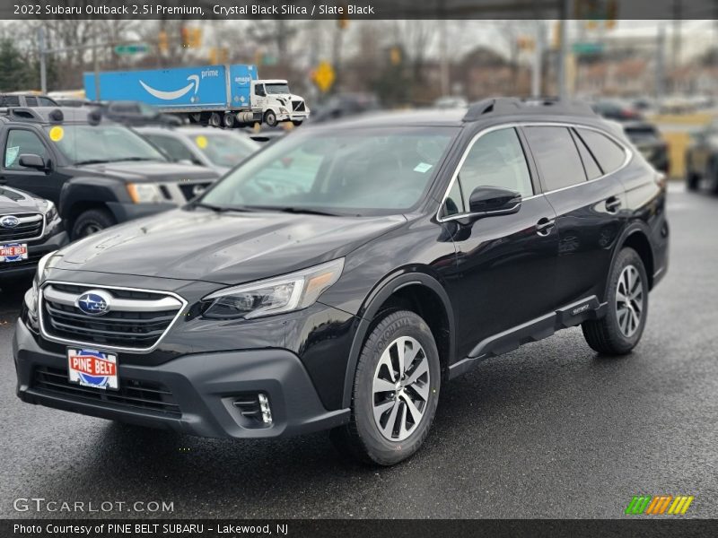 Crystal Black Silica / Slate Black 2022 Subaru Outback 2.5i Premium