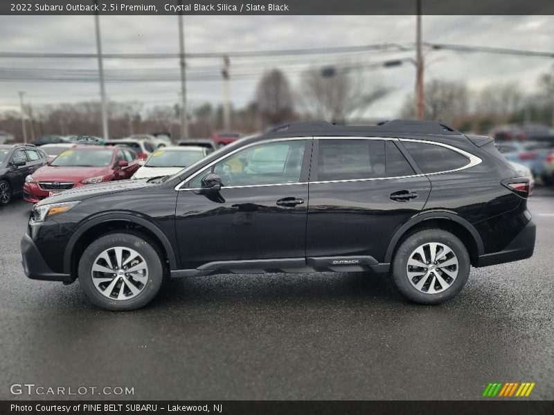 Crystal Black Silica / Slate Black 2022 Subaru Outback 2.5i Premium