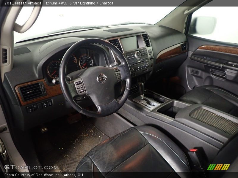 Silver Lightning / Charcoal 2011 Nissan Armada Platinum 4WD