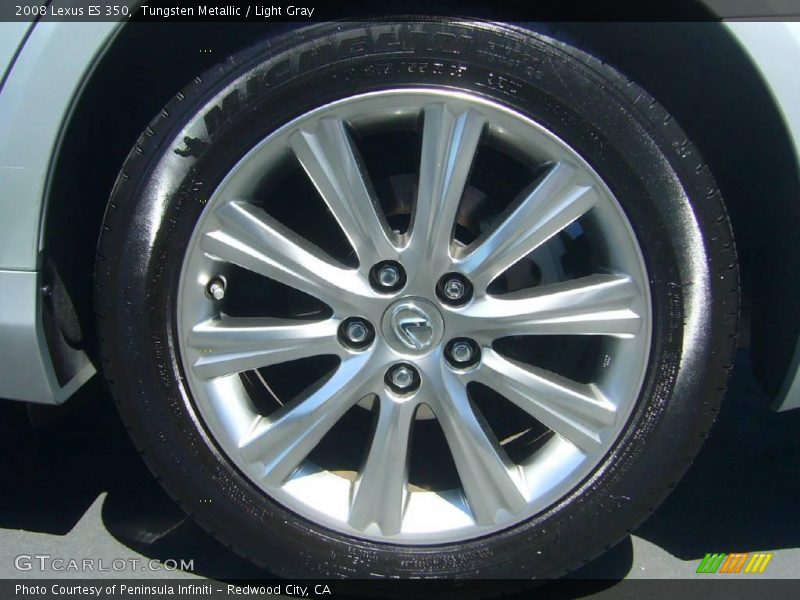 Tungsten Metallic / Light Gray 2008 Lexus ES 350