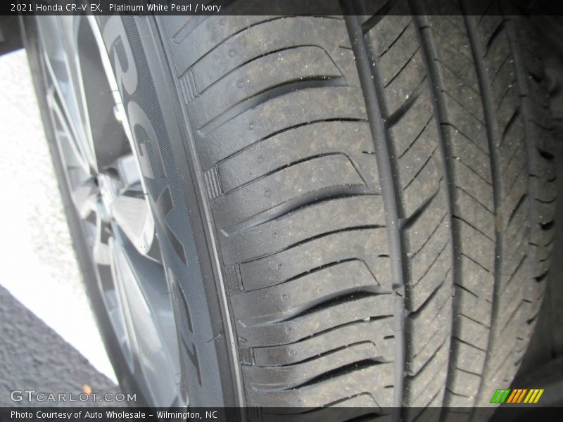 Platinum White Pearl / Ivory 2021 Honda CR-V EX