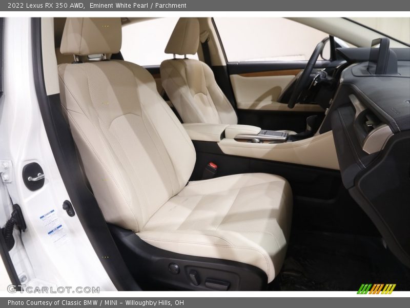 Front Seat of 2022 RX 350 AWD