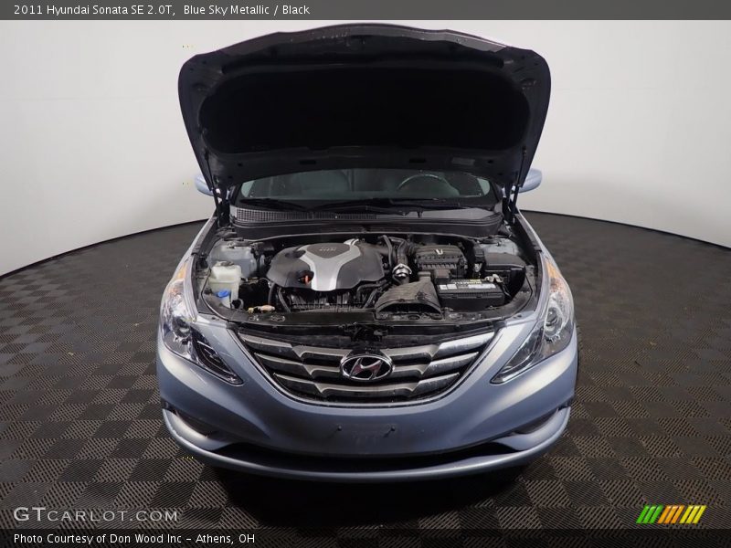 Blue Sky Metallic / Black 2011 Hyundai Sonata SE 2.0T
