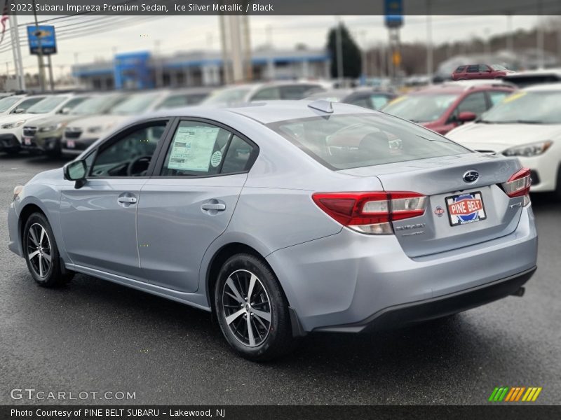Ice Silver Metallic / Black 2022 Subaru Impreza Premium Sedan