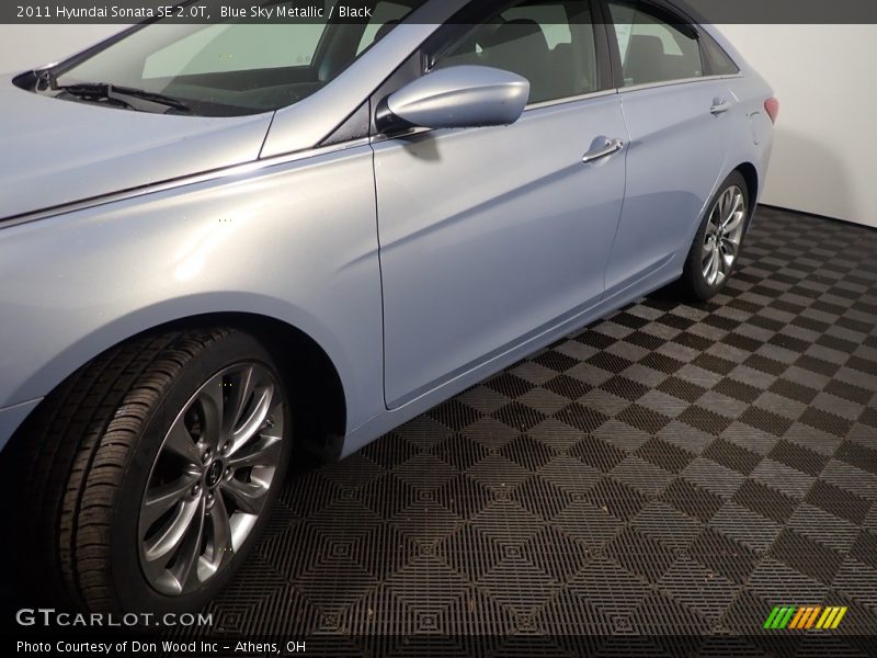 Blue Sky Metallic / Black 2011 Hyundai Sonata SE 2.0T