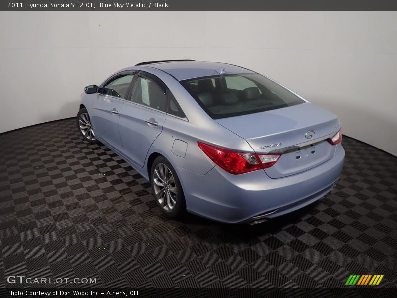 Blue Sky Metallic / Black 2011 Hyundai Sonata SE 2.0T