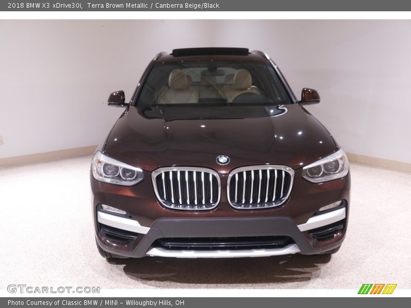 Terra Brown Metallic / Canberra Beige/Black 2018 BMW X3 xDrive30i