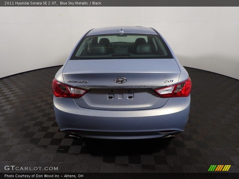 Blue Sky Metallic / Black 2011 Hyundai Sonata SE 2.0T