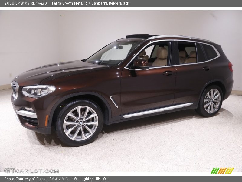 Terra Brown Metallic / Canberra Beige/Black 2018 BMW X3 xDrive30i