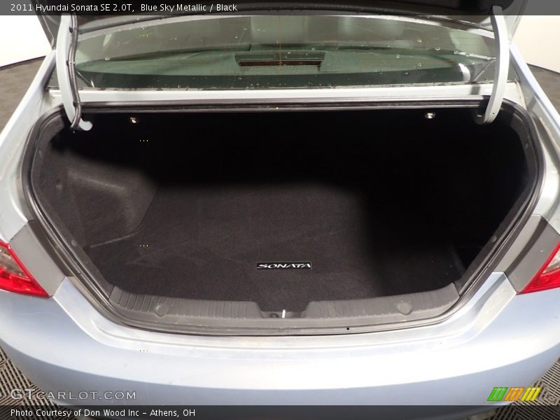 Blue Sky Metallic / Black 2011 Hyundai Sonata SE 2.0T