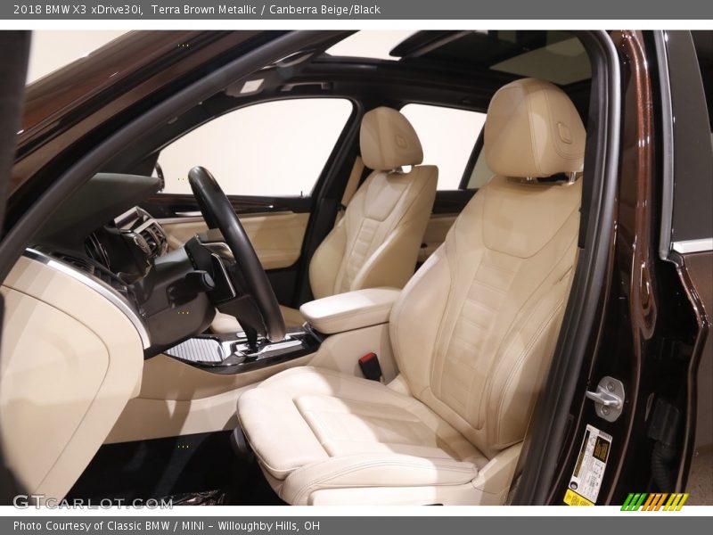 Terra Brown Metallic / Canberra Beige/Black 2018 BMW X3 xDrive30i