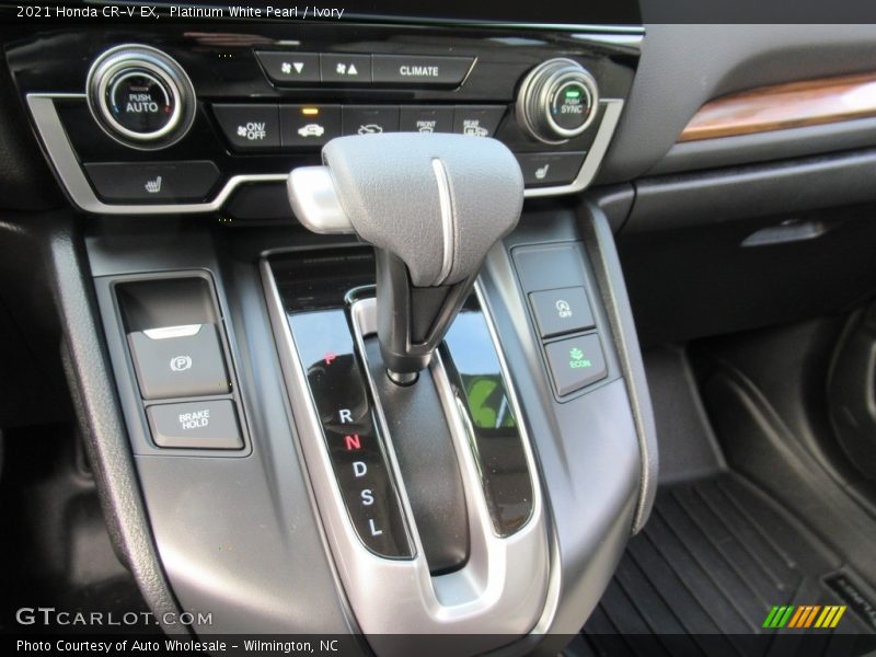 Platinum White Pearl / Ivory 2021 Honda CR-V EX