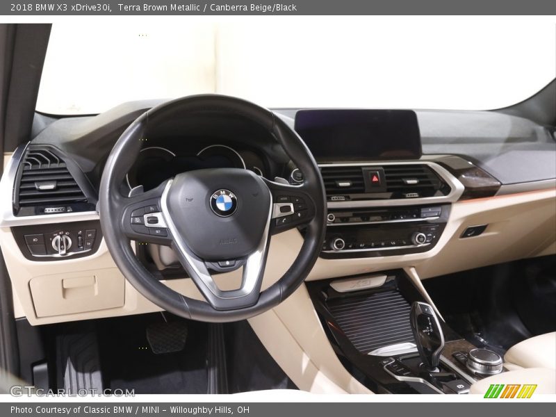 Terra Brown Metallic / Canberra Beige/Black 2018 BMW X3 xDrive30i