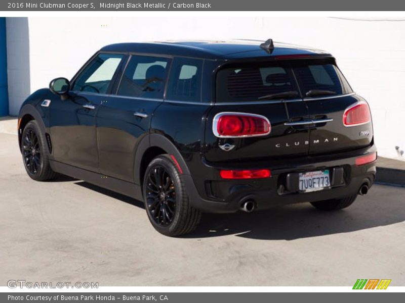 Midnight Black Metallic / Carbon Black 2016 Mini Clubman Cooper S