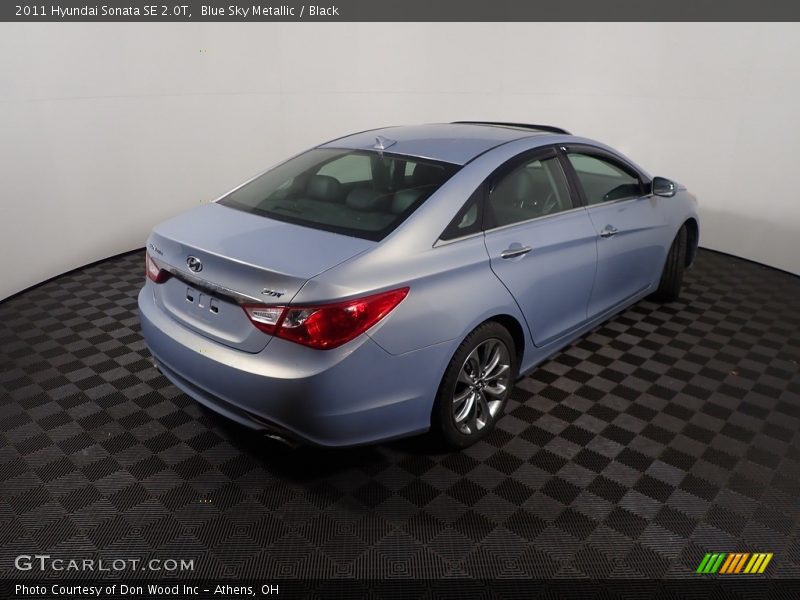 Blue Sky Metallic / Black 2011 Hyundai Sonata SE 2.0T