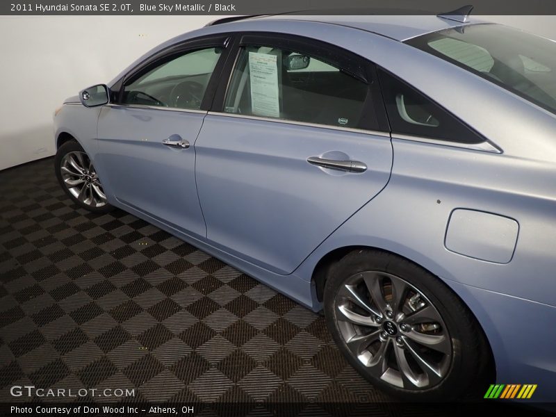 Blue Sky Metallic / Black 2011 Hyundai Sonata SE 2.0T