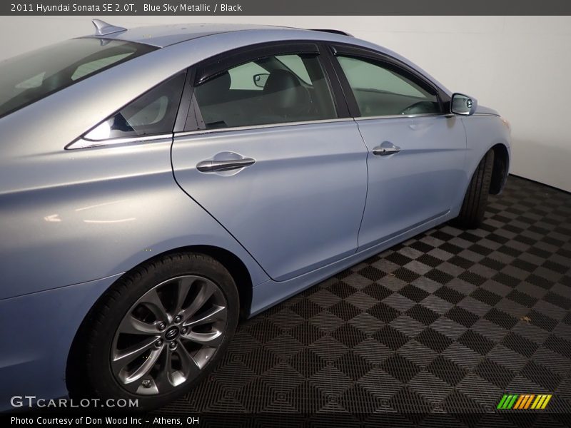 Blue Sky Metallic / Black 2011 Hyundai Sonata SE 2.0T