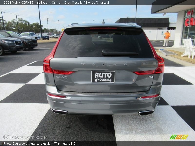 Osmium Grey Metallic / Blonde/Charcoal 2021 Volvo XC60 T5 Inscription